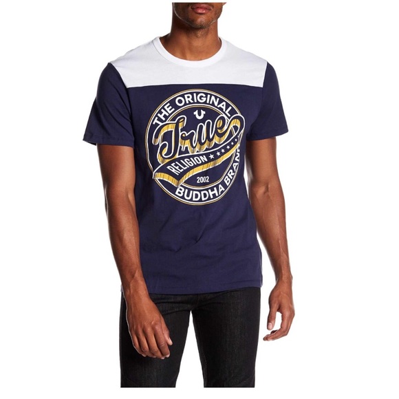 True Religion Other - NWT True Religion Dimes Graphic Football Tee